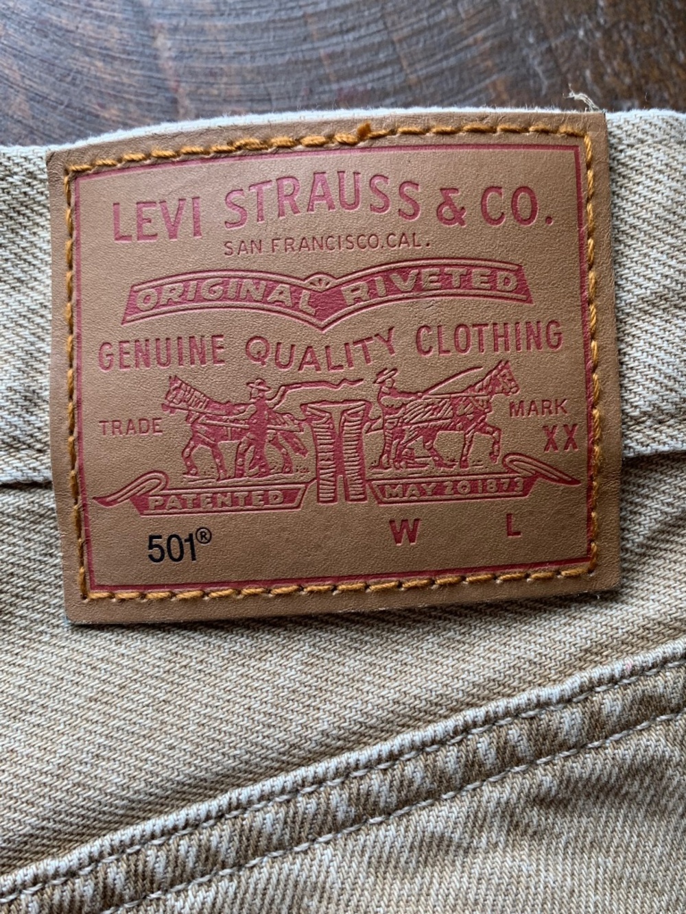 Levi Genuine 501 jeans